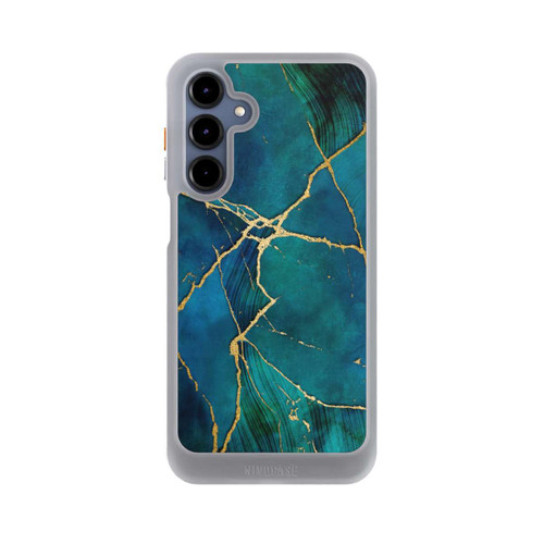 Samsung Galaxy A16 5G NIVOcore Mineral glamour blue gold look