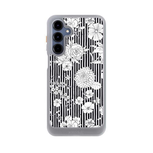 Samsung Galaxy A16 5G NIVOcore Flowers and Stripes Black and White