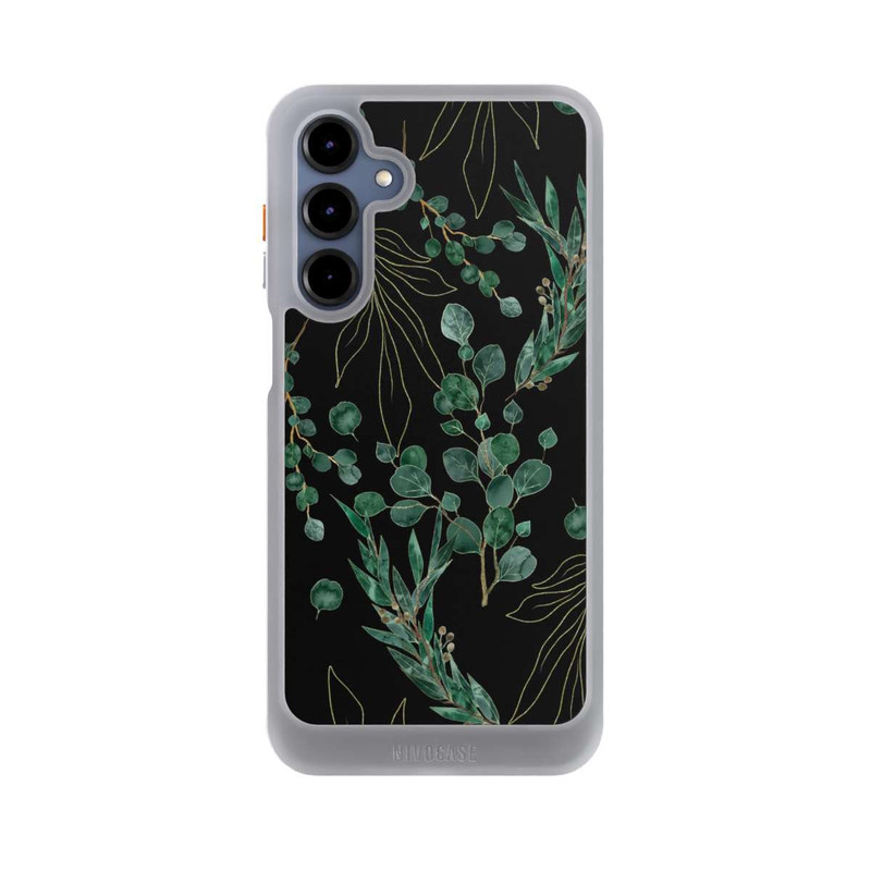 Galaxy A16 5G NIVOcore Feuilles d'Eucalyptus Fond Noir