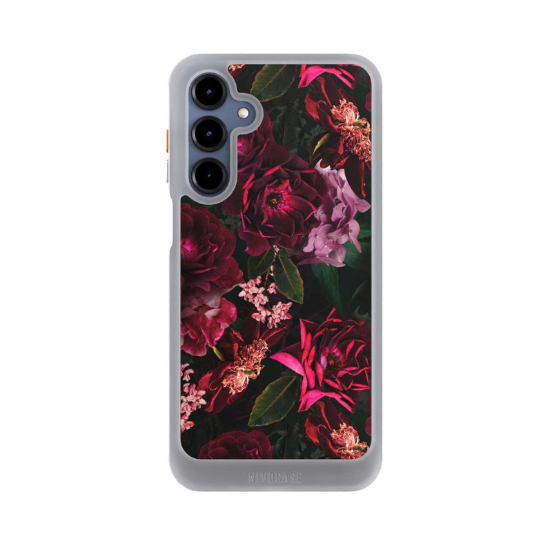 Galaxy A16 5G NIVOcore Dark Red and Pink Flowers