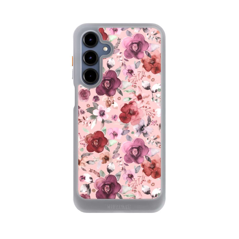 Galaxy A16 5G NIVOcore Üppiger romantischer Blumenstrauß rosa