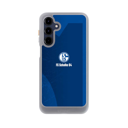Samsung Galaxy A16 5G NIVOcore Schalke 04 Blauer Hintergrund Mit Logo