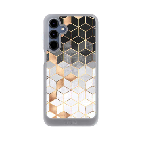Samsung Galaxy A16 5G NIVOcore Würfel dunkel und gold