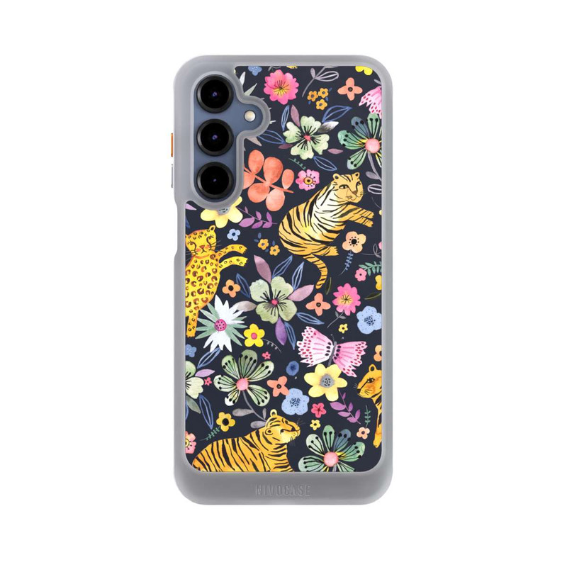 Galaxy A16 5G NIVOcore Spring Tigers Flowers Black