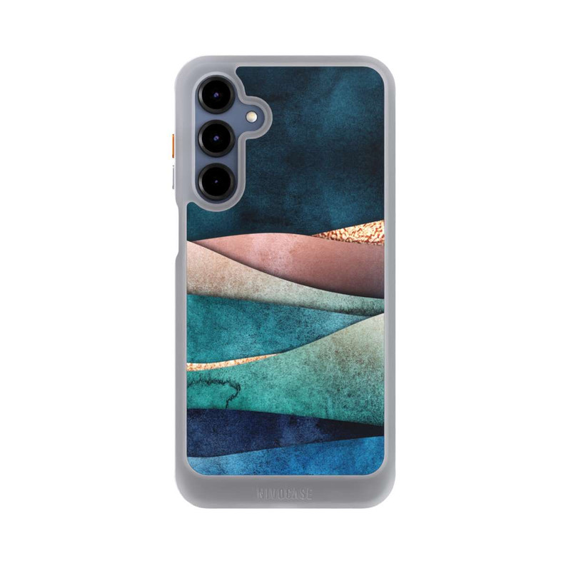 Galaxy A16 5G NIVOcore Blau-Goldene Wellen