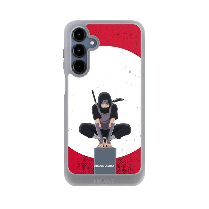 Galaxy A16 5G NIVOcore Itachi Uchiha Symbol Roter Hintergrund