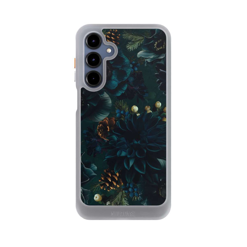 Galaxy A16 5G NIVOcore Blumenmuster Grün und Blau