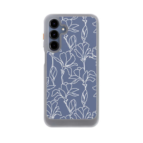 Samsung Galaxy A16 5G NIVOcore Flower Silhouettes on Blue