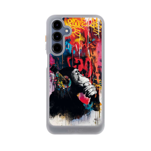 Samsung Galaxy A16 5G NIVOcore Affe Stereo Kopfhörer Graffiti Street Art Blau