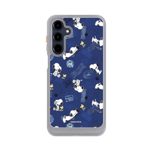 Samsung Galaxy A16 5G NIVOcore Peanuts Travel Stamps Pattern Blue