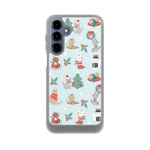 Samsung Galaxy A16 5G NIVOcore Cute Winter Wonderland Christmas Festive Cats on Teal