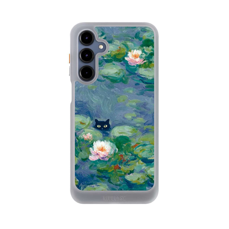 Galaxy A16 5G NIVOcore Cat in the Pond Painting