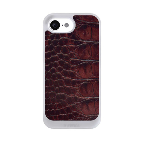 Apple iPhone 16e NIVOcore Cuir de Crocodile