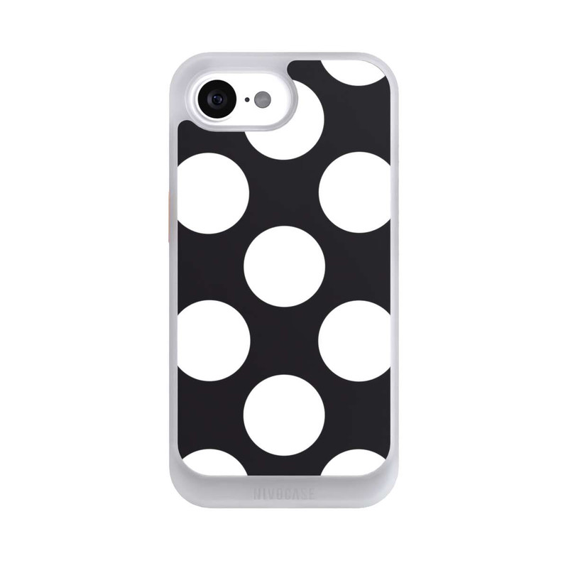 iPhone 16e NIVOcore Big Dots - black