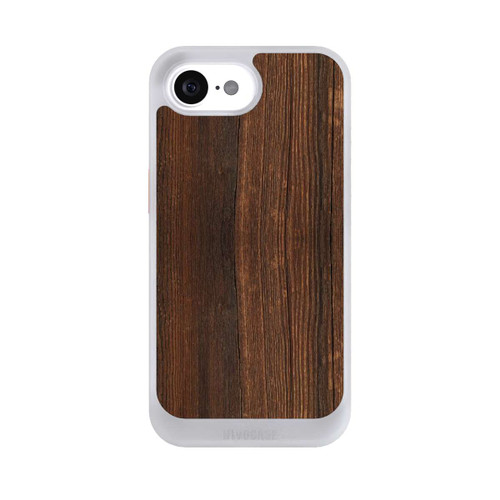Apple iPhone 16e NIVOcore Look Bois de Noyer