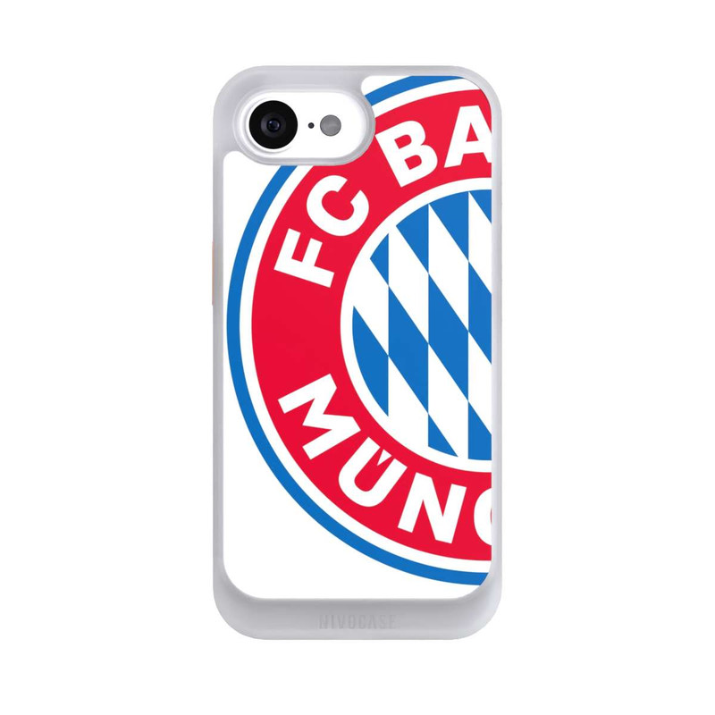 iPhone 16e NIVOcore Großes FCB Logo Weiß