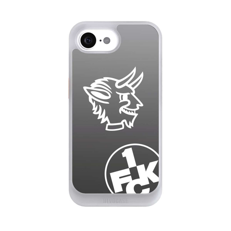 iPhone 16e NIVOcore Teufelskopf FCK auf Schwarz