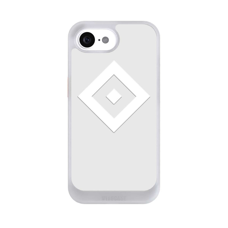 iPhone 16e NIVOcore Rauten Logo auf HSV Grau