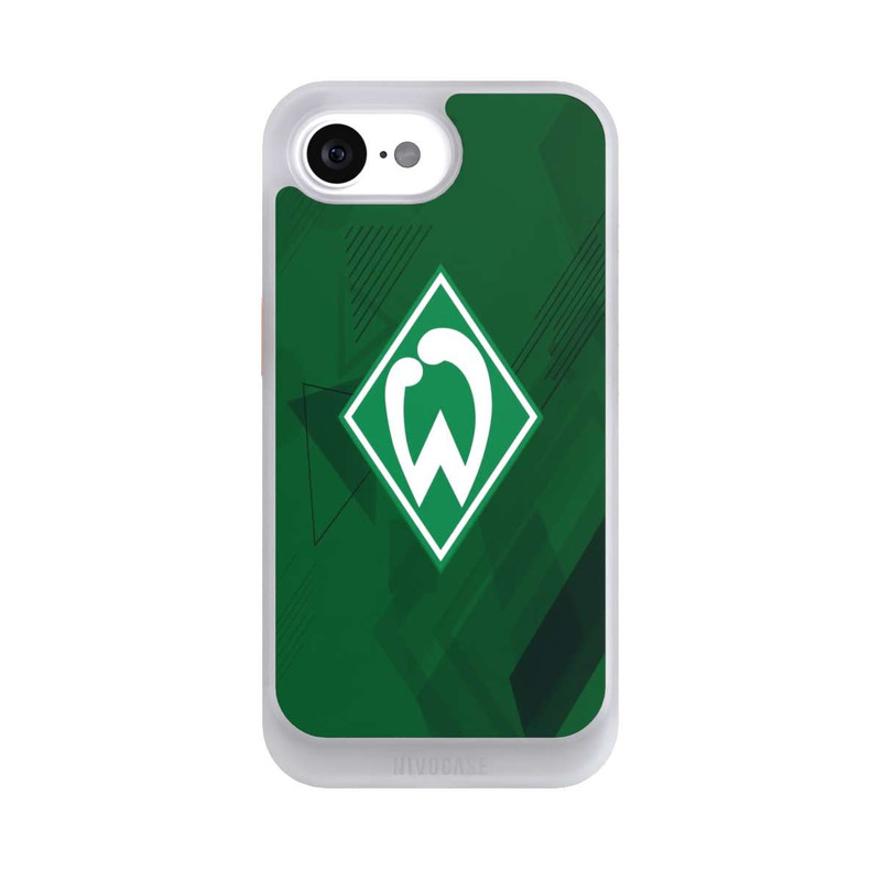 iPhone 16e NIVOcore Grüne Grafikelemente - Werder Bremen