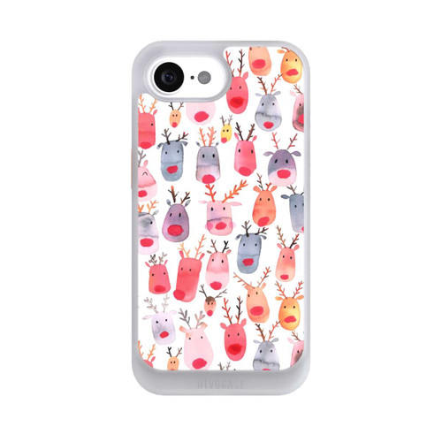 Apple iPhone 16e NIVOcore Cute Reindeer Watercolor