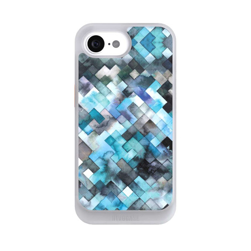 Apple iPhone 16e NIVOcore Moody Geometry Blue
