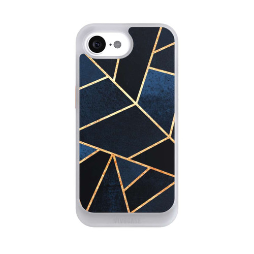 Apple iPhone 16e NIVOcore Navy Stone Gold Print