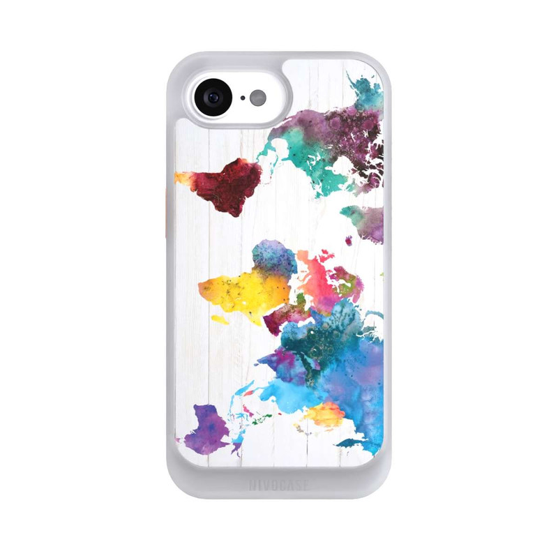 iPhone 16e NIVOcore World Coloured 1