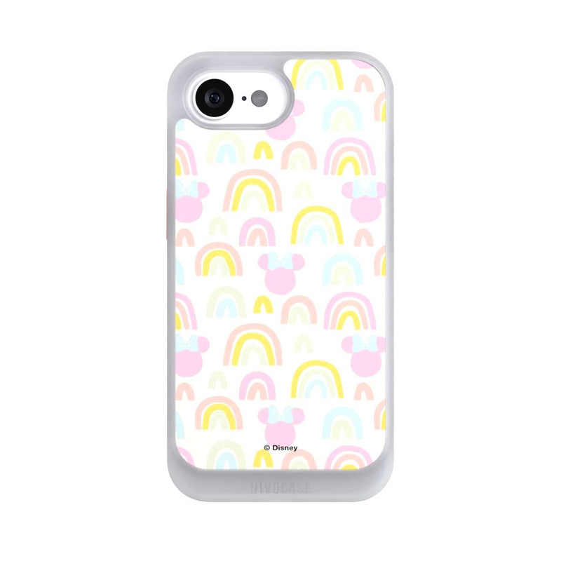 iPhone 16e NIVOcore Minnie Regenbogen Muster