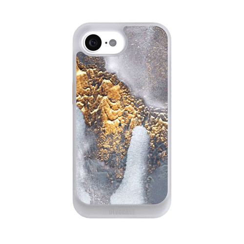 Apple iPhone 16e NIVOcore Concrete Gold Glitter Look