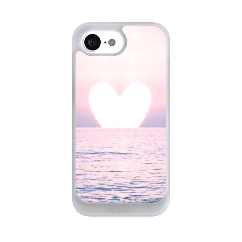 iPhone 16e NIVOcore Heart Sunset