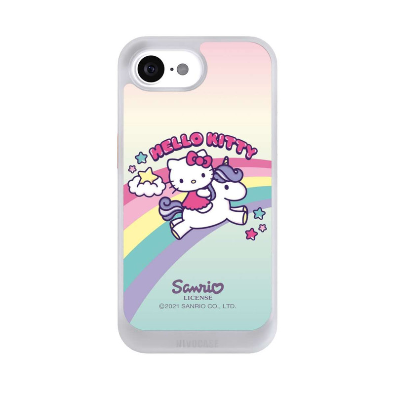 iPhone 16e NIVOcore Hello Kitty arc-en-ciel 