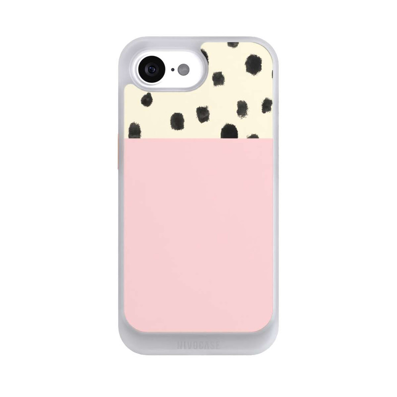 iPhone 16e NIVOcore Points et rose