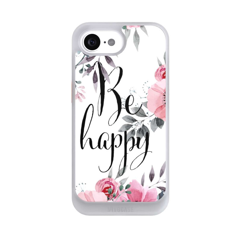 iPhone 16e NIVOcore Be Happy Blumen