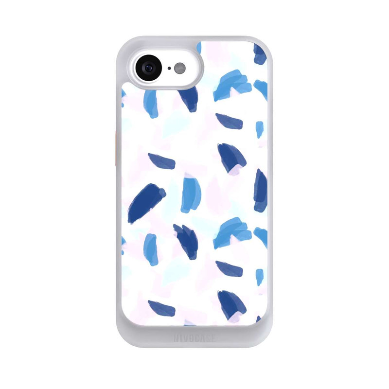 iPhone 16e NIVOcore Blue and Pink Paint