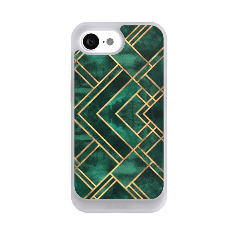 iPhone 16e NIVOcore Green Blocks