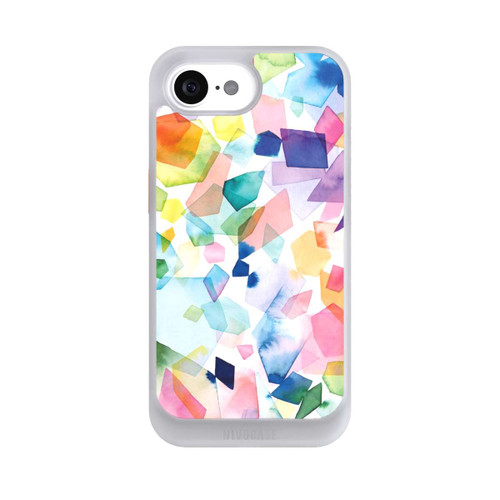 Apple iPhone 16e NIVOcore Colorful Watercolor Gems Diamonds