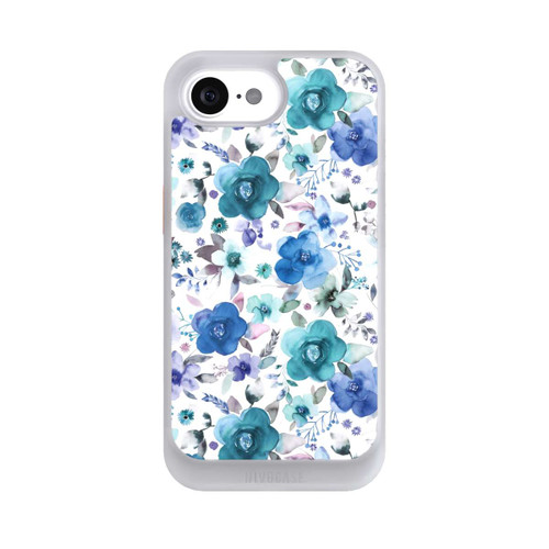 Apple iPhone 16e NIVOcore Winter Floral Bouquets Blue