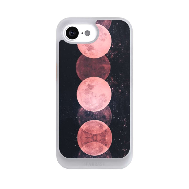 iPhone 16e NIVOcore Pink Moon Phases