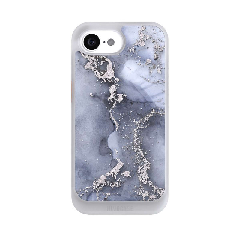 iPhone 16e NIVOcore Encre Bleu Argent
