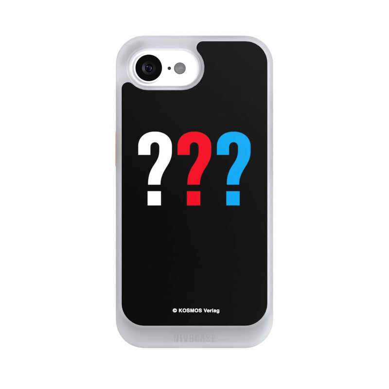iPhone 16e NIVOcore Drei Fragezeichen Logo
