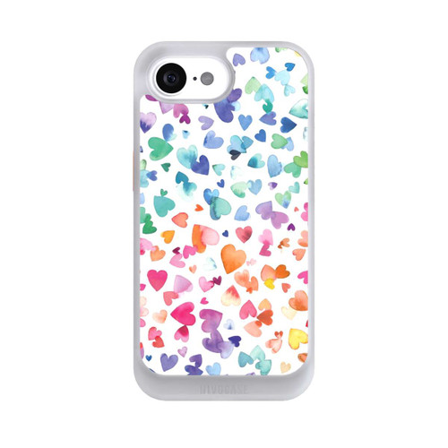 Apple iPhone 16e NIVOcore Liebesherzen aquarell