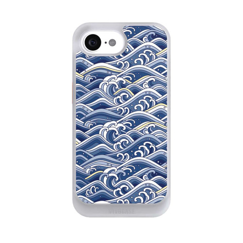 Apple iPhone 16e NIVOcore Vagues bleues kanagawa
