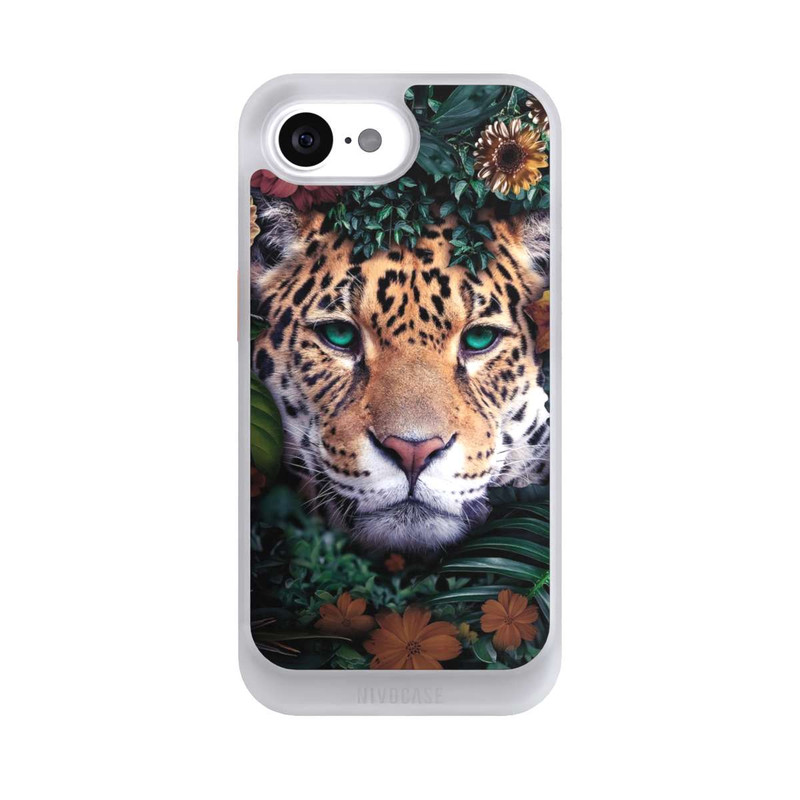 iPhone 16e NIVOcore Jaguar in the jungle green