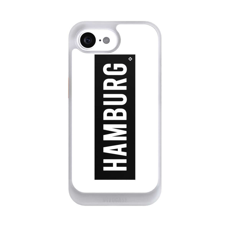 iPhone 16e NIVOcore HSV Hamburg Schwarz Weiss