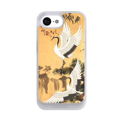 Apple iPhone 16e NIVOcore Cranes Gold Japan 2