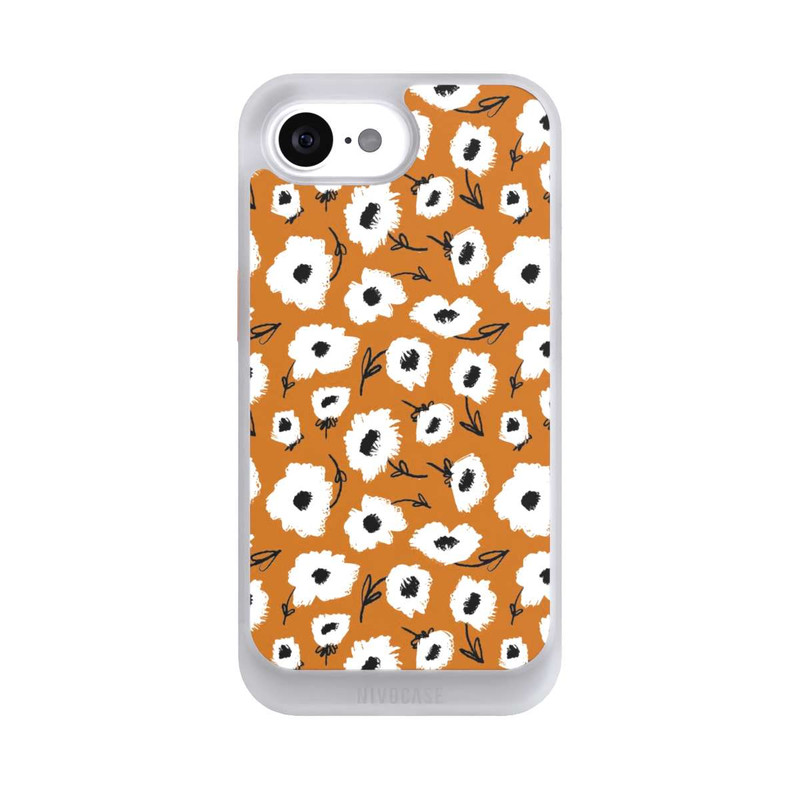 iPhone 16e NIVOcore Pattern Fleurs Ocres