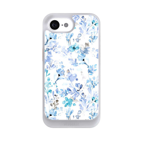 Apple iPhone 16e NIVOcore Spring Weeds Blue