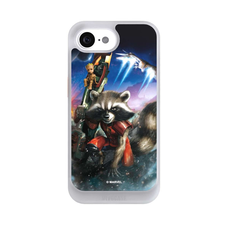 iPhone 16e NIVOcore Rocket & Baby Groot Guardians Of The Galaxy