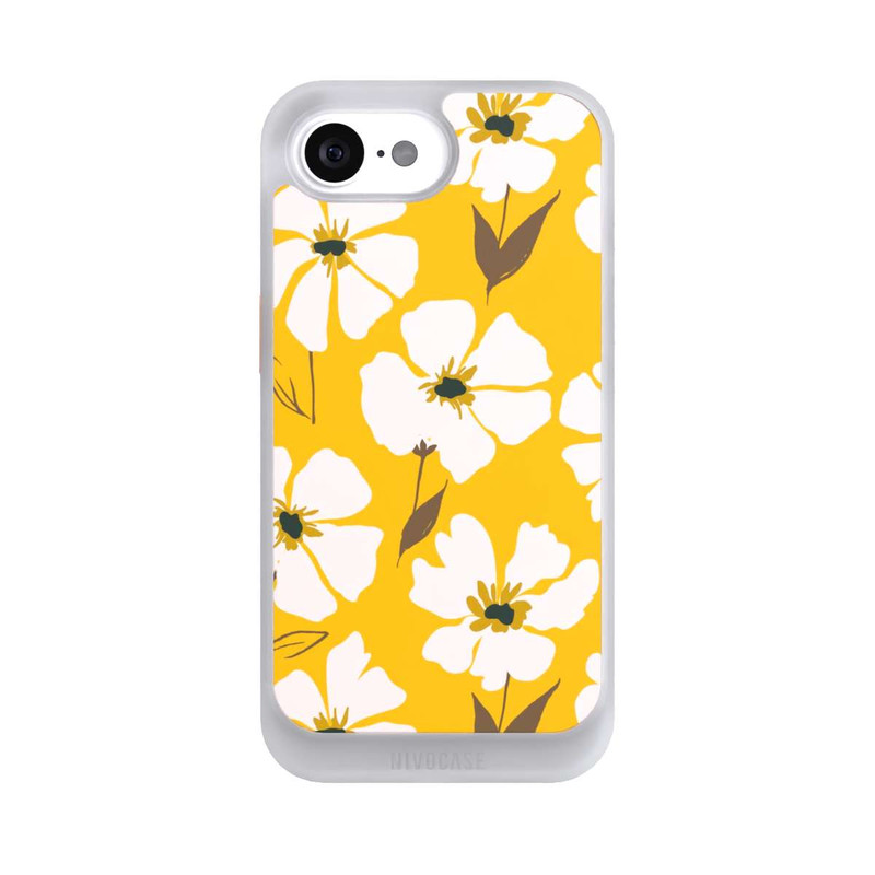iPhone 16e NIVOcore Prairie Fleurie Ocre Jaune