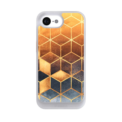 Apple iPhone 16e NIVOcore Golden Gradient Cubes